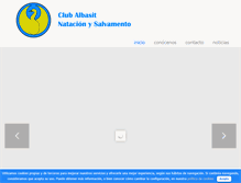 Tablet Screenshot of clubalbasit.com